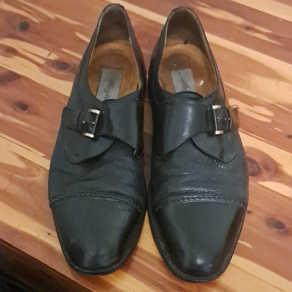 Mens Black Mezlan Dress Shoes